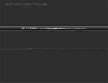 Tablet Screenshot of hpdriversupdateutility.com